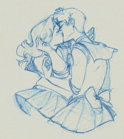 yamino:  juls-art:  Lots of sailor kisses in the spirit of femslash february u 3 u  YEAH! THIS IS THE SHIT I LIKE 👌💖💯✔😤 