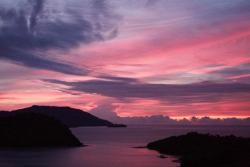 softwaring:  Purple Sunset on Sabang, First Island of Indonesia. Tiara