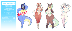 3mangos: 1 Cutie sold, 3 to go! Auction ends tomorroww at 7pm Central! http://www.furaffinity.net/view/28640773/  1 Hour Left!!