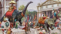 talesfromweirdland:Illustrations from James Gurney’s Dinotopia series.