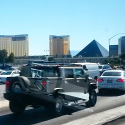 Las Vegas is all a mirage but it is strangely beautiful in its excess&hellip; #hummer #humvee #LasVegas #conspicuousconsumption #Luxor #pyramid #TheStrip #bhof #bhof2015