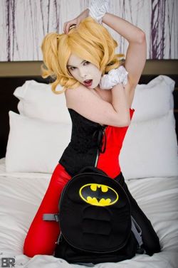   Harley Quinn cosplay shot at Anime Weekend Atlanta 2014Photography by BentPic5  