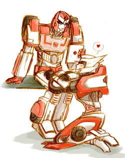 ivepaidavisit:  Drift: Ratchet-sensei! Tell me again how you saved me from myself?Ratchet: Go to recharge you little brat-let!Drift: （；_；）クスン 