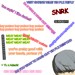 Yu Narukami vs. The Memes Just because tumblr and 4chan don&rsquo;t like each other, doesn&rsquo;t mean they can&rsquo;t like the same things or appreciate the stuff that they produce.