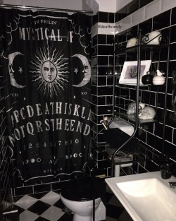 deathcandyofficial:  Conjuring the dead while taking a shower @killstar