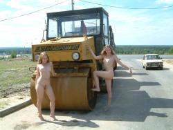 nudemuse:  beautypilot:  tumblr batch upload bloadr.com (FB)  That’s one way to slow people down at roadworks