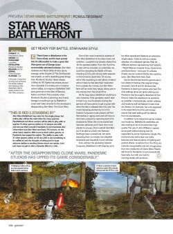 oldgamemags:  Games TM AU, March 2004 - Star Wars: Battlefront Preview.  Follow oldgamemags on Tumblr for more awesome scans from yesteryear!