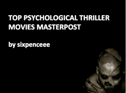 Sixpenceee:  The Movies That Will Really Freak You Out Are The Ones That Are Mind