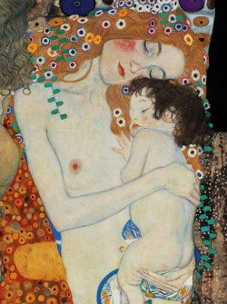 gradientgod:Gustav Klimt; Mother and Child Egon Schiele; Dead Mother I