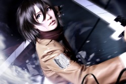 rule34andstuff:  Fictional Characters that I would “wreck”(provided they were non-fictional): Mikasa Ackerman(Attack on Titanl). Set III.