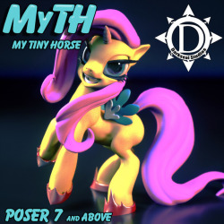  Like Ponies? Now you can play with your very own tiny horse with MyTh!  My Tiny Horse! There are many different hair styles and accessories to  make lots of different varieties! Changing the color is as easy as  changing the color!   Compatible in Poser