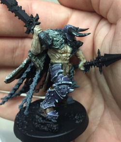 madmans-workshop:  morteos00: throndin:   madmans-workshop:   Well at least it’s coming out nicely… NMM is worth the time, I keep telling myself  Particularly happy with the skin though, took a different approach than usual with this guy and it’s