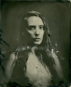 first 8x10 tintype self-portraitmore practice needed