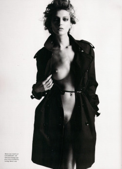 Daria Werbowy Photography by Mert Alas and Marcus Piggott Published in Love #3, S/S 2010