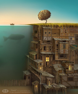 asylum-art:  Gediminas Pranckevicius: Surreal Worlds Digitally Painted on Behance, deviantART Lithuanian artist, Gediminas Pranckevicius has been a graphic designer for years, but his true talents allowed him to shine once he was inspired to create his