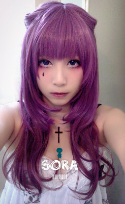 thunder-bunny:  Dark Violet Long Hair Wig