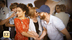 luvindowney:  Chris Evans, Jenny slate and Mama Evans during the NYC premiere of The Secret Life of pets (x) 