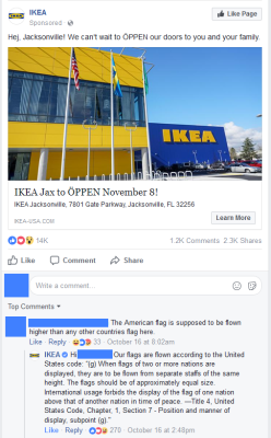 gunpowder-tea:  meggory84:IKEA bringing the SÅLT that guys comment says so much about the american nationalism and attitudes towards other countries 