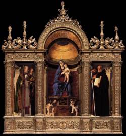 artmastered:  Giovanni Bellini, Frari triptych, 1488 