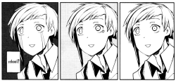 howling-rabbit:  atsushi doesn’t like school either 