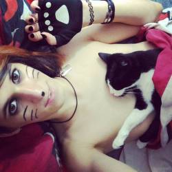 femmiecristine:  Good nighty ^_^ Kitty is out ^_^ Rawr ZzzzZzzzs #emo #emogirl #emotrap #altgirl #alternative #trap #tgirl #transsexual #trans #transgirl #transgender #catgirl #cat #rawr #meow #cute #sexy #nude #naked #goodnight #sleepy #neko #nekogirl
