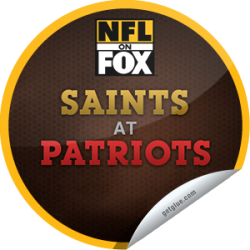      I just unlocked the NFL on Fox 2013: New Orleans Saints @ New England Patriots sticker on GetGlue                      364 others have also unlocked the NFL on Fox 2013: New Orleans Saints @ New England Patriots sticker on GetGlue.com           