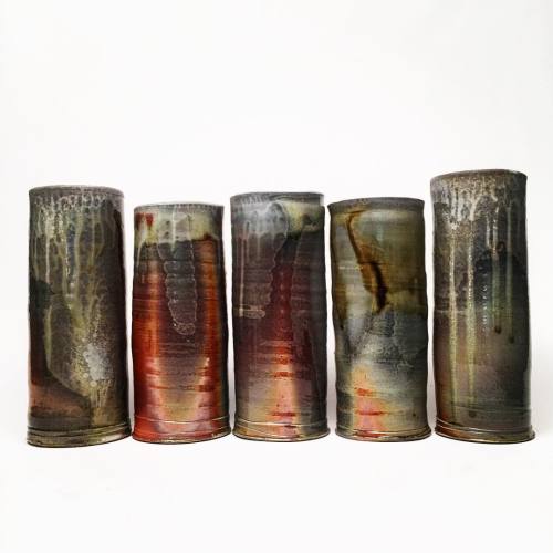 jrothshank:  Five wood fired vases.  Awesome! porn pictures
