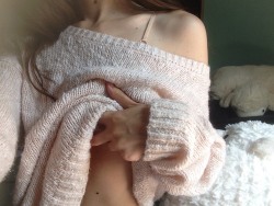 m3wbun:  cummbunny: surprise more pink that bra is greatthese pictures are greatbut, like, anyone know where i can get that cute as hell sweater?  thanks! I got it at ardenes a while ago 😽