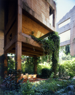 cjwho:  The Factory, Sant Just Desvern, Spain by Ricardo Bofill  In 1973 Ricardo Bofill found a disused cement factory, an industrial complex from the turn of the century consisting of over 30 silos, subterranean galleries and huge machine rooms, and