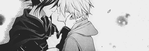 shirobabee:  NO. 6 Chapter 35 { 1 / 2 } { Their lips overlapped.  It was a searing, but gentle, passionate kiss. "Was that a... goodbye kiss?" "A vow." Nezumi smiled. "Reunion will come, Shion." } Translation and scans: x / x  :(♥