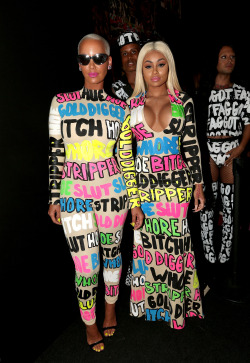 uncle-tomfoolery:  celebritiesofcolor:  Amber Rose and Blac Chyna attend the 2015 MTV Video Music Awards at Microsoft Theater on August 30, 2015  love this.  