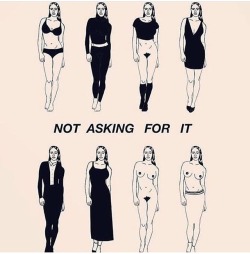 nudism-naturism:  A person’s state of dress or #undress is never justification for #sexualharassment or #rape 💪 #notaskingforit #rapeculture #nomeansno #yesmeansyes #patriarchy #smashthepatriarchy #feminist #feminism #consent #intersectionalfeminism