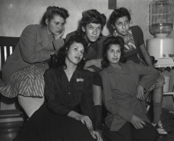 spooky-louie:  tore-out-my-frankinstein-heart:  historicaltimes:  Mexican American female gang, ca.1942   38th Street 