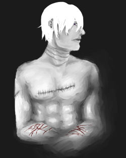 I&rsquo;ve had this done for a long time and continuously forgot to post it; so with due apology, the belated: Guro Challenge 14: Self Harm 