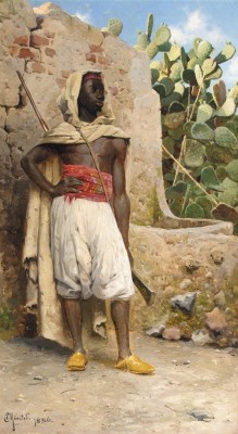 artfreyparis:  The Nubian Guard,1856                                                                                 Peder Mørk Mønsted  