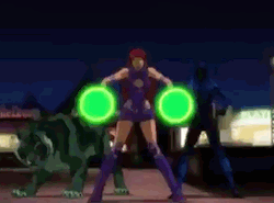 hellakoriandr:  Kory in Justice League vs Teen Titans 