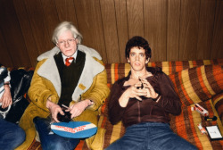  Great Artists in an Ugly Room (Remembering Lou Reed). Photo by Mick Rock. 