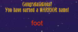 validwarriorcatsnames:  frostfur: this is the only memento i have from the old warrior cats website…. rest in peace  foot 