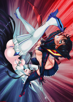 shadbase:  The entire Kill La Kill series done for Shadbase.com see more stuff like this there. Both girls are 18+