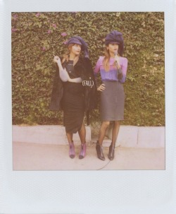 papermag:  Rashida Jones and her sis, Kidada, are the latest VFCP (or Very Fuckin’ Cool People) to star in Band of Outsiders&rsquo; polaroid campaign. 