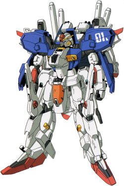 the-three-seconds-warning:  MSA-0011［Ext］ Ex-S Gundam  The MSA-0011[Ext] Ex-S Gundam is an upgraded version of the MSA-0011 S Gundam that appears in Gundam Sentinel.  By adding several new armor, weapons, and engine modules the engineers of Task Force