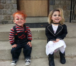 sixpenceee:  Adorable Kid’s Halloween Costume. I obtained these from here, here, here and here. Check out Best Halloween Decorations, Best Halloween Masks and Creepy Make-Up Tutorials.  