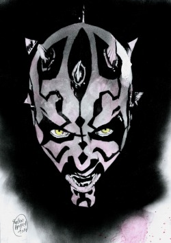 brianmichaelbendis:  Star Wars - Darth Maul, Stormtrooper, and Darth Vader by Shelton Bryant    