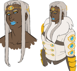 thaidraws:ive played 1 session w my new oracle character and ive already drawn him in a stupid outfit
