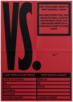eleventheleven:  “Nike Basketball commissioned us to develop a visual system for their VERSUS campaign. Our job was to develop a set of rules and design graphic elements, that were adaptable and could easily be used by the nike graphic department. The