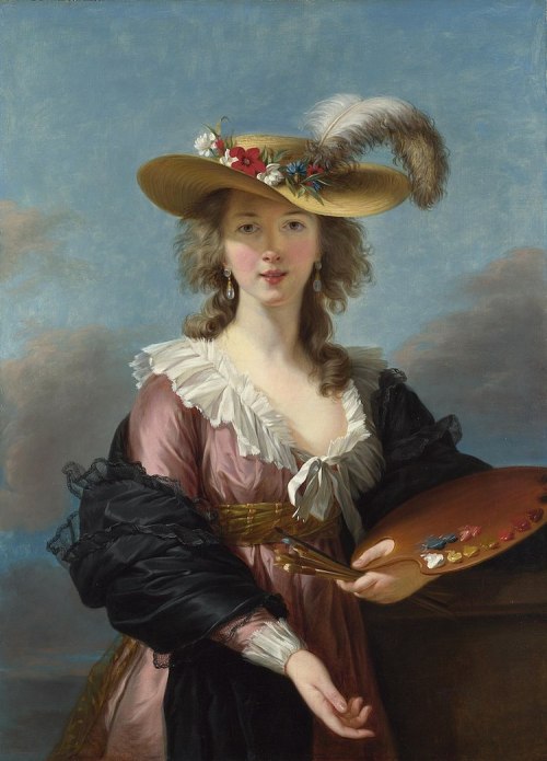 blondebrainpower:  “Self-Portrait in a Straw Hat” by Élisabeth Vigée Le Brun. 1782.French portrait artist Élisabeth Vigée Le Brun (1755–1842) created an impressive body of work totaling nearly 1,000 portraits and landscape paintings. As the