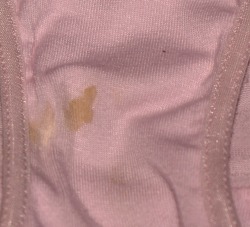  Peter submitted:  Another pair of my Auntie&rsquo;s panties where her juices had soaked through to the outside. The next picture is of the inside of her gusset.