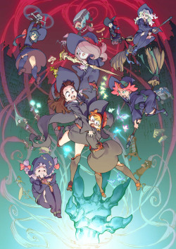 ca-tsuka:  Nice poster by Yoh Yoshinari for japanese theater release of “Little Witch Academia 2 : The Enchanted Parade” (Studio Trigger). 