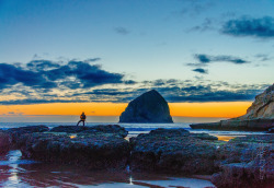 &ldquo;The Photographer - A Lonely Job, But Someone Has To Do It&rdquo; Cape Kiwanda, Oregon CoastFeb 1, 2014-jerrysEYES