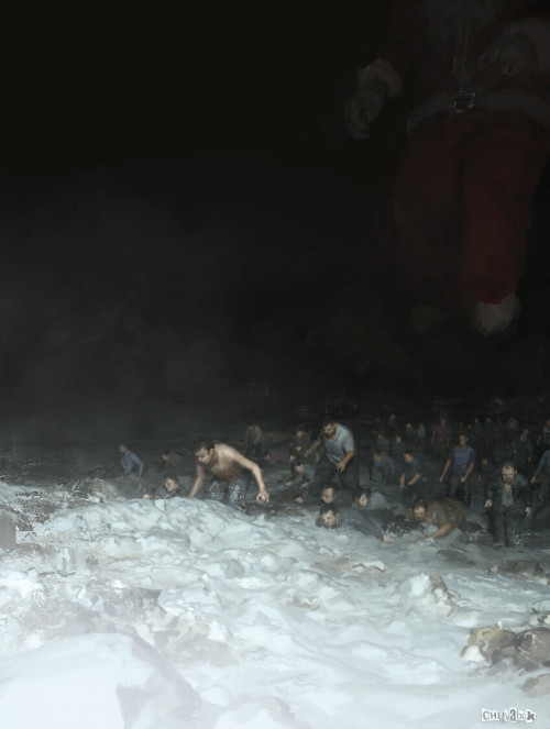 morbidfantasy21: Santa’s coming by Oleg Vdovenko  